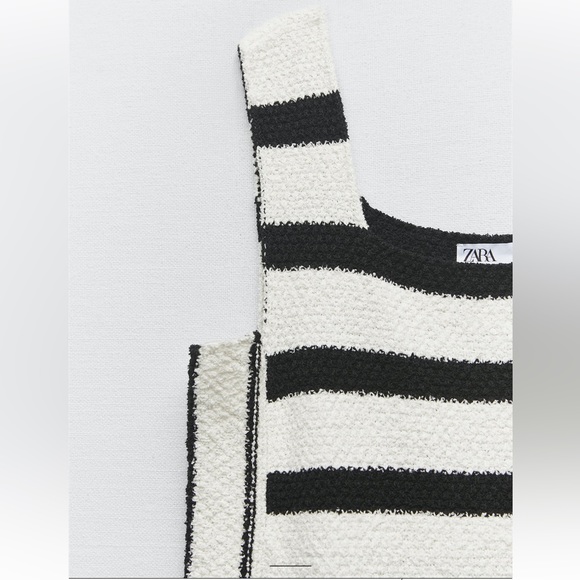 Zara striped knit mini dress - Picture 4 of 4